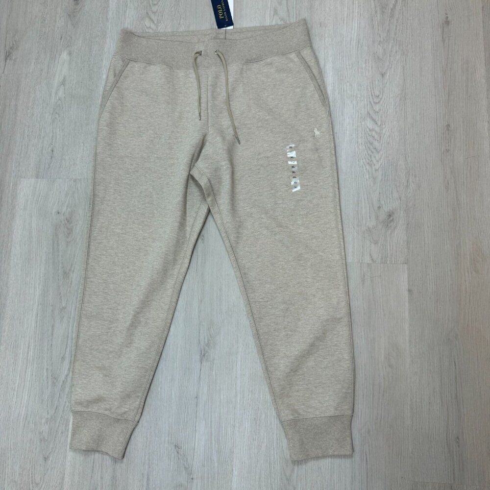 Polo‎ Ralph Lauren Jogger Sweatpants Womens XL Dune Tan Drawstring 211782358010